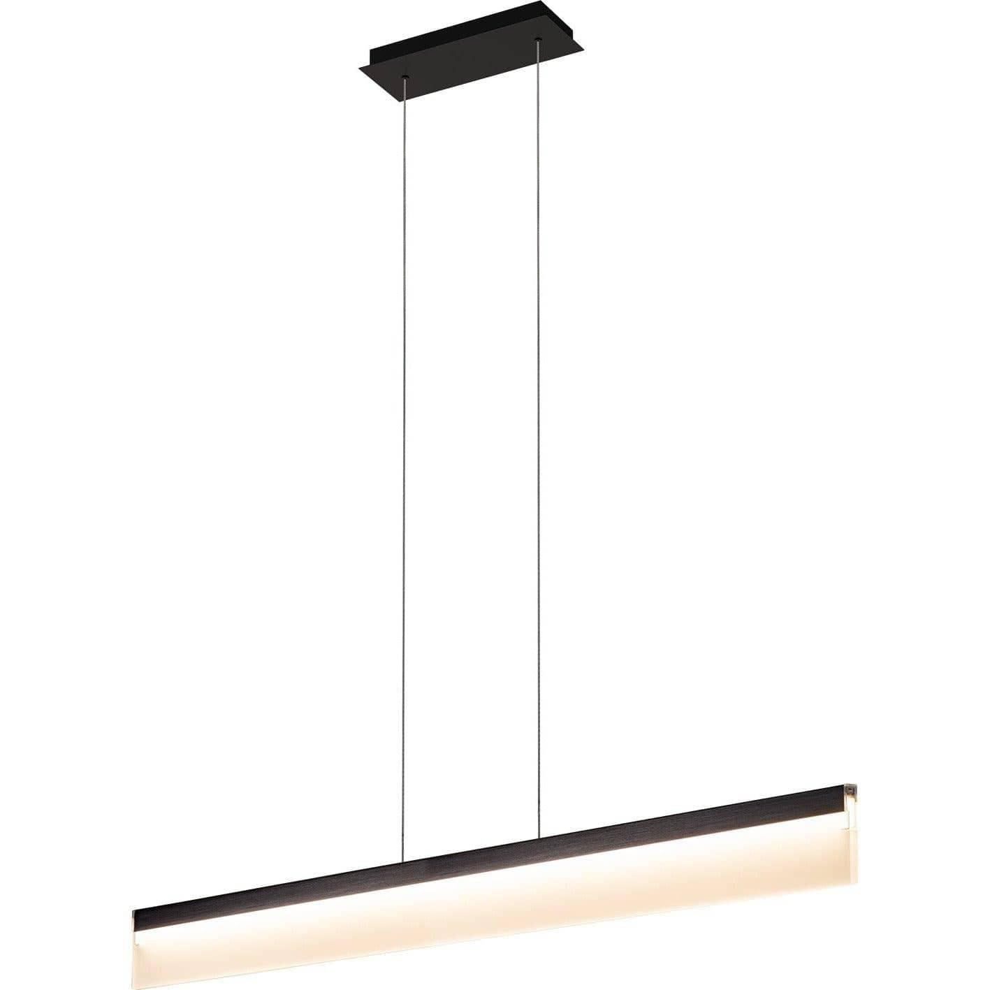 PageOne Lighting - Lange Linear LED Pendant - PP020025-BBK | Montreal Lighting & Hardware