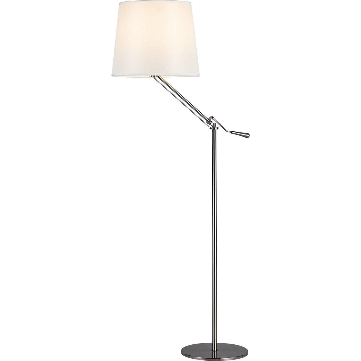 PageOne Lighting - Nero LED Floor Lamp - PF150082-SN/WH | Montreal Lighting & Hardware