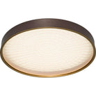 PageOne Lighting - Pan Round LED Flush Mount - PC111072-DT | Montreal Lighting & Hardware