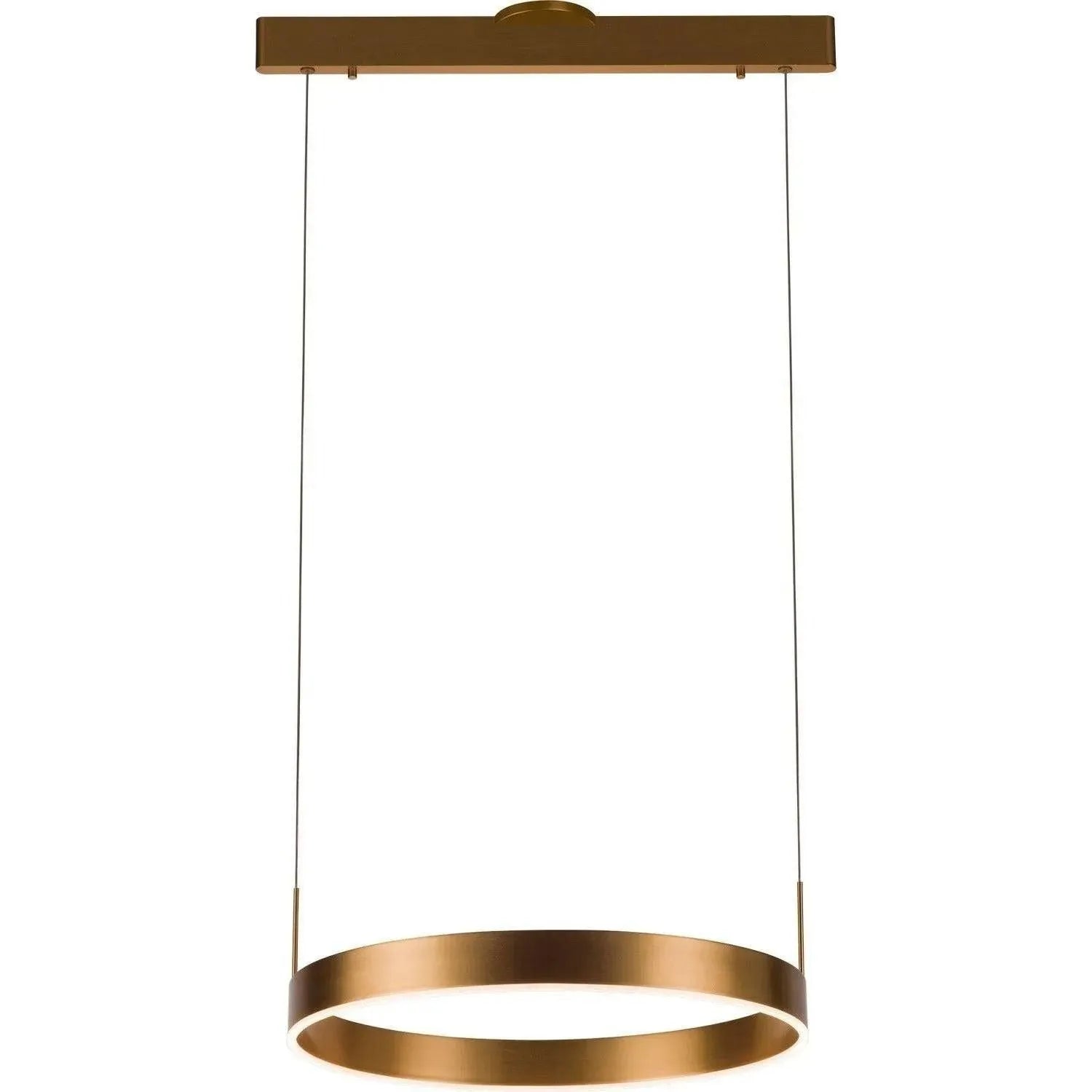 PageOne Lighting - Prometheus LED Pendant - PP120280-BG | Montreal Lighting & Hardware