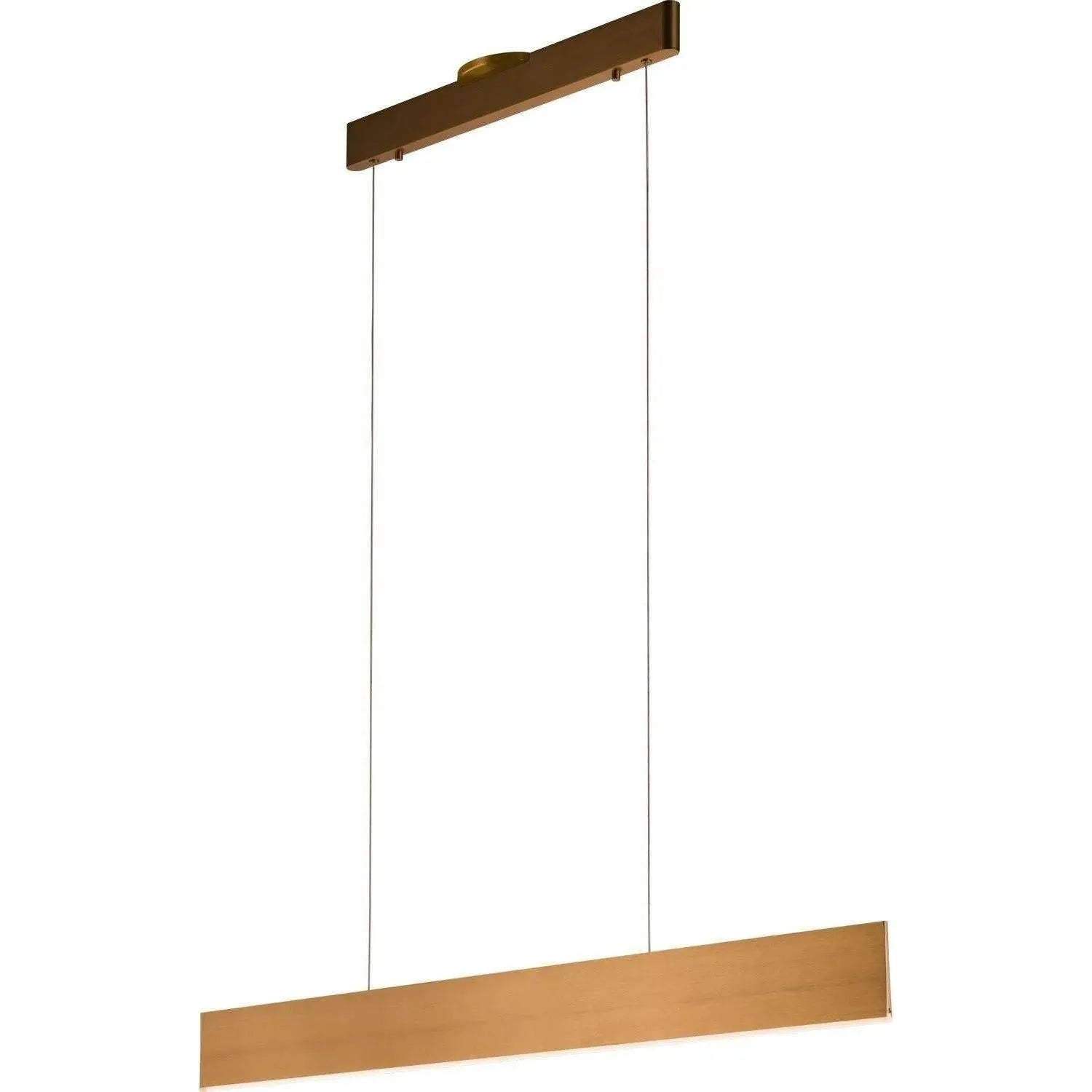 PageOne Lighting - Prometheus Linear LED Pendant - PP120287-BG | Montreal Lighting & Hardware