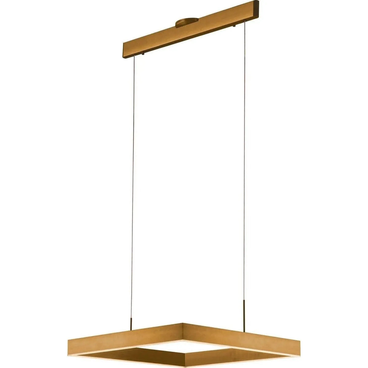 PageOne Lighting - Prometheus Square LED Pendant - PP120283-BG | Montreal Lighting & Hardware