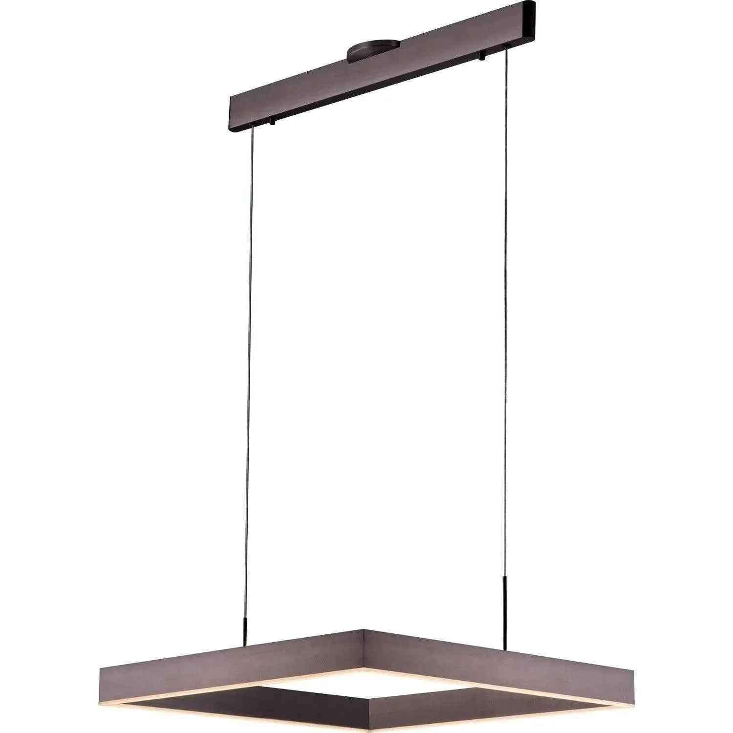 PageOne Lighting - Prometheus Square LED Pendant - PP120283-BG | Montreal Lighting & Hardware