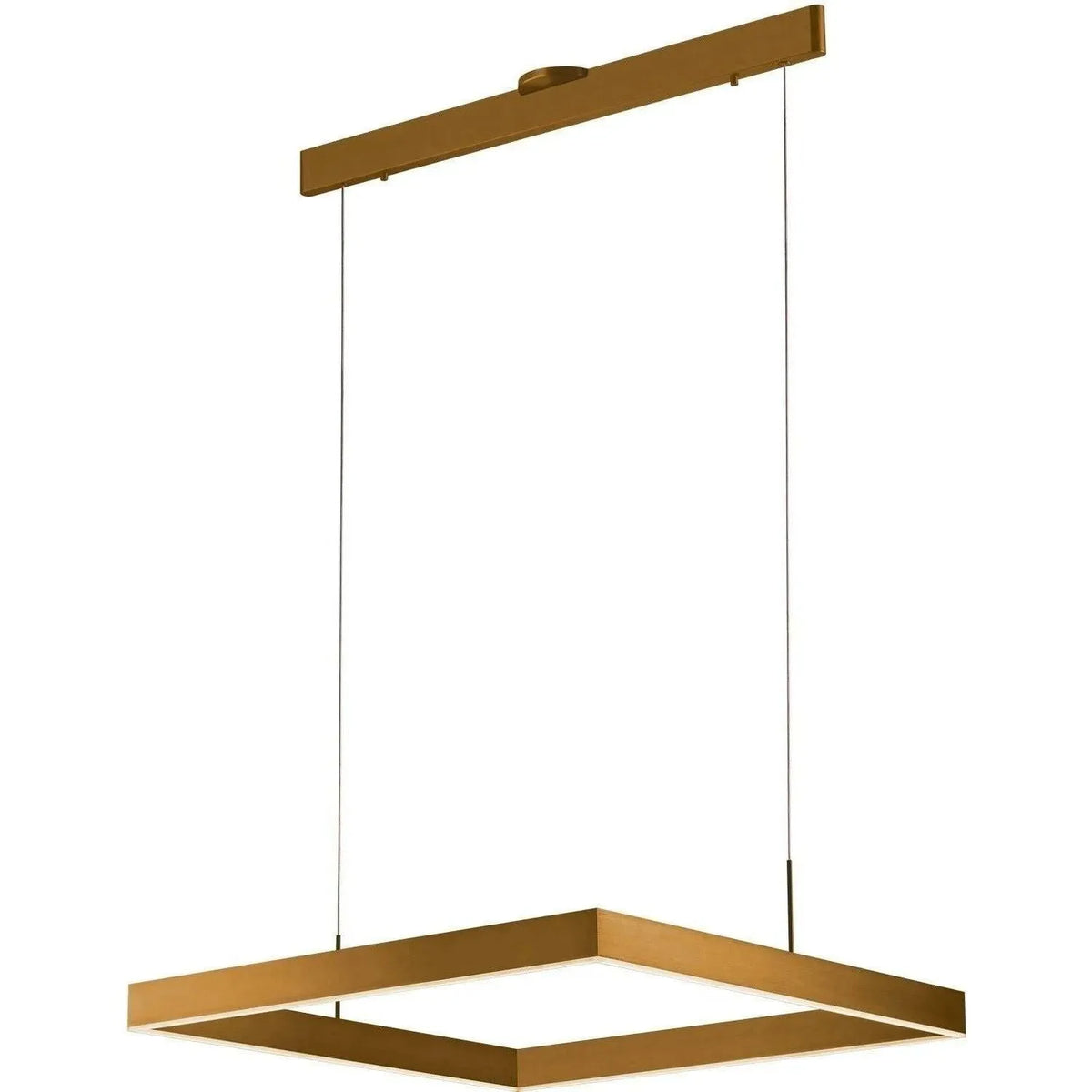 PageOne Lighting - Prometheus Square LED Pendant - PP120284-BG | Montreal Lighting & Hardware