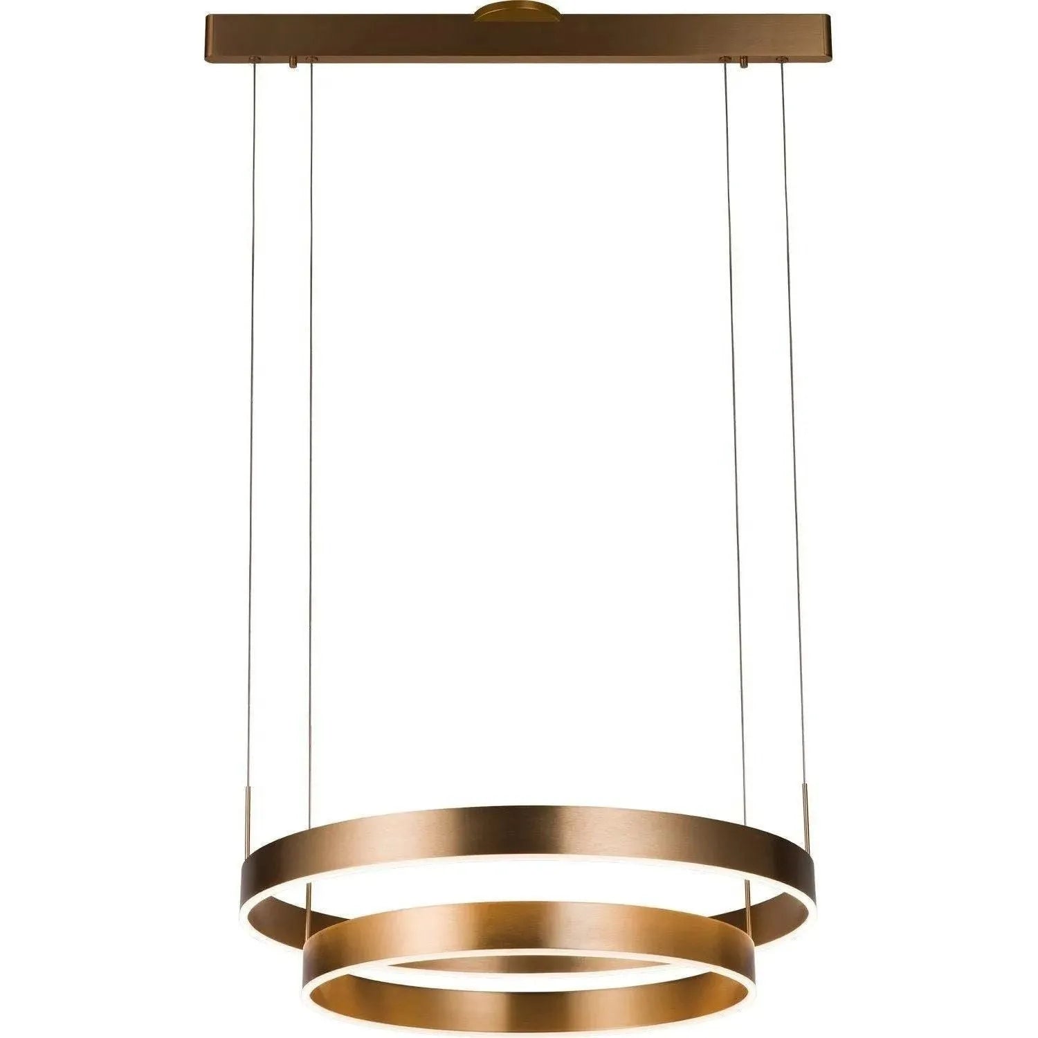 PageOne Lighting - Prometheus Two-Tier LED Pendant - PP120282-BG | Montreal Lighting & Hardware