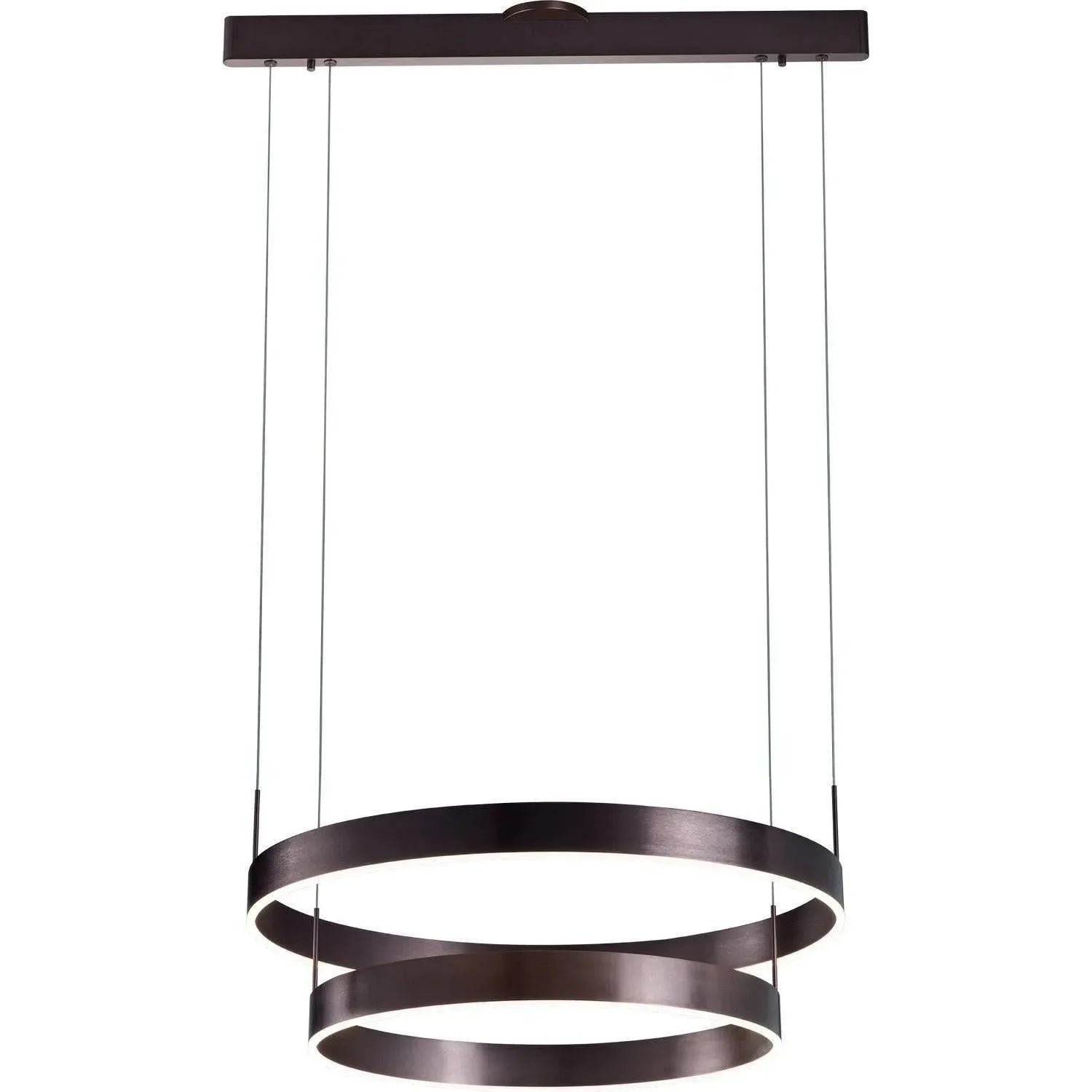 PageOne Lighting - Prometheus Two-Tier LED Pendant - PP120282-DT | Montreal Lighting & Hardware
