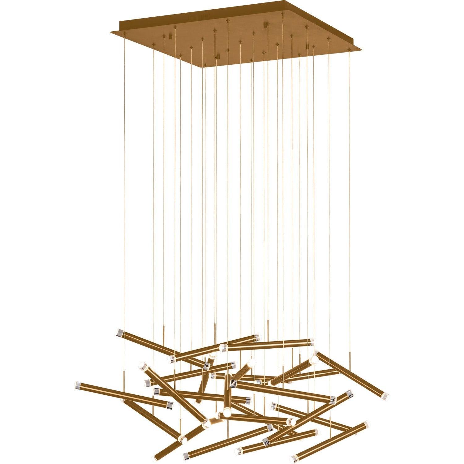 PageOne Lighting - Seesaw LED Chandelier - PP020236-BC | Montreal Lighting & Hardware