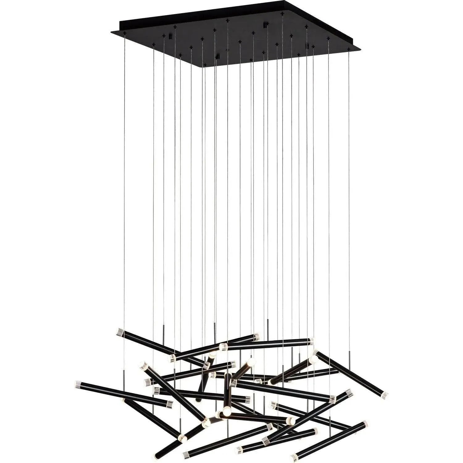 PageOne Lighting - Seesaw LED Chandelier - PP020236-SDG | Montreal Lighting & Hardware