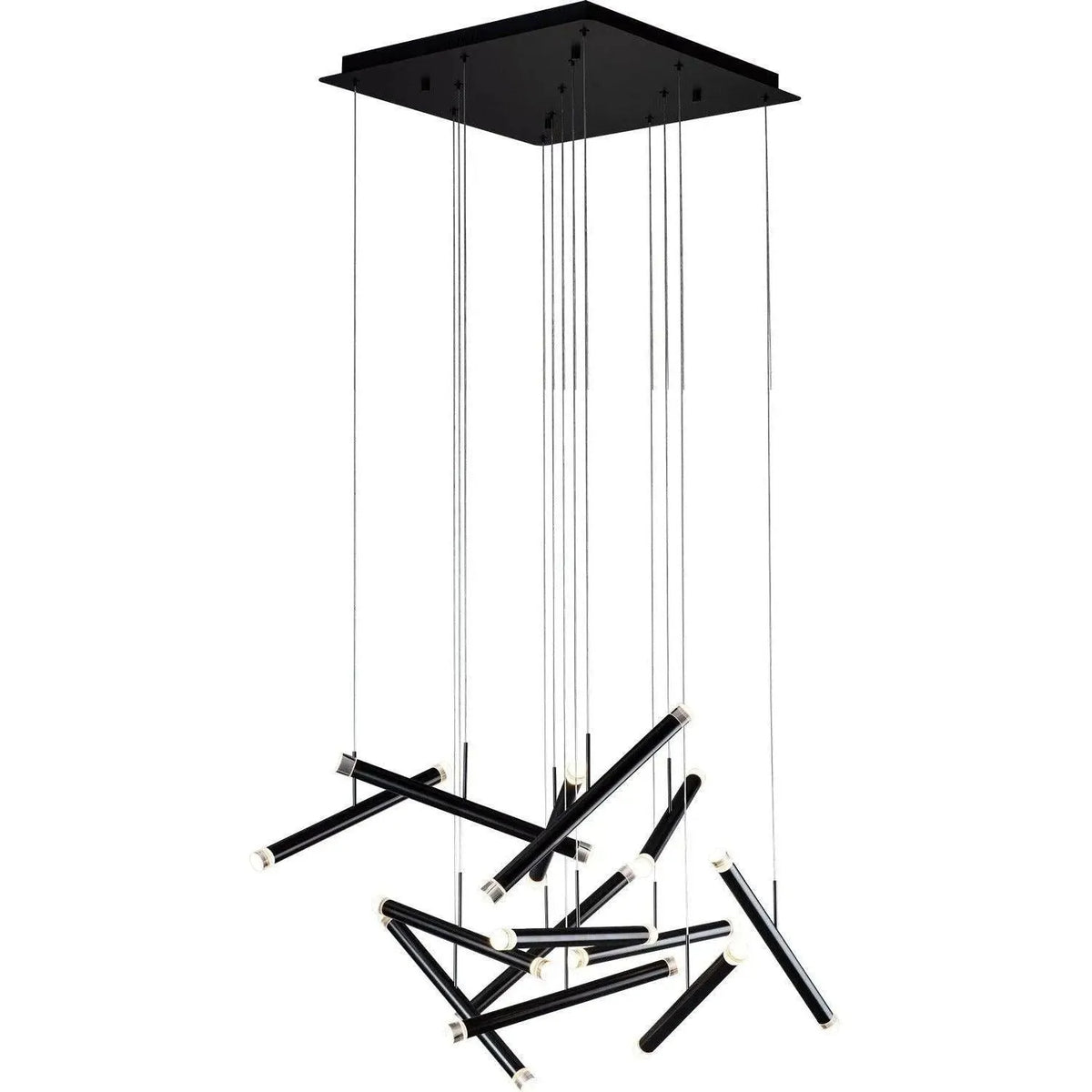 PageOne Lighting - Seesaw LED Chandelier - PP020237-SDG | Montreal Lighting & Hardware