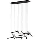 PageOne Lighting - Seesaw Linear LED Chandelier - PP020238-SDG | Montreal Lighting & Hardware