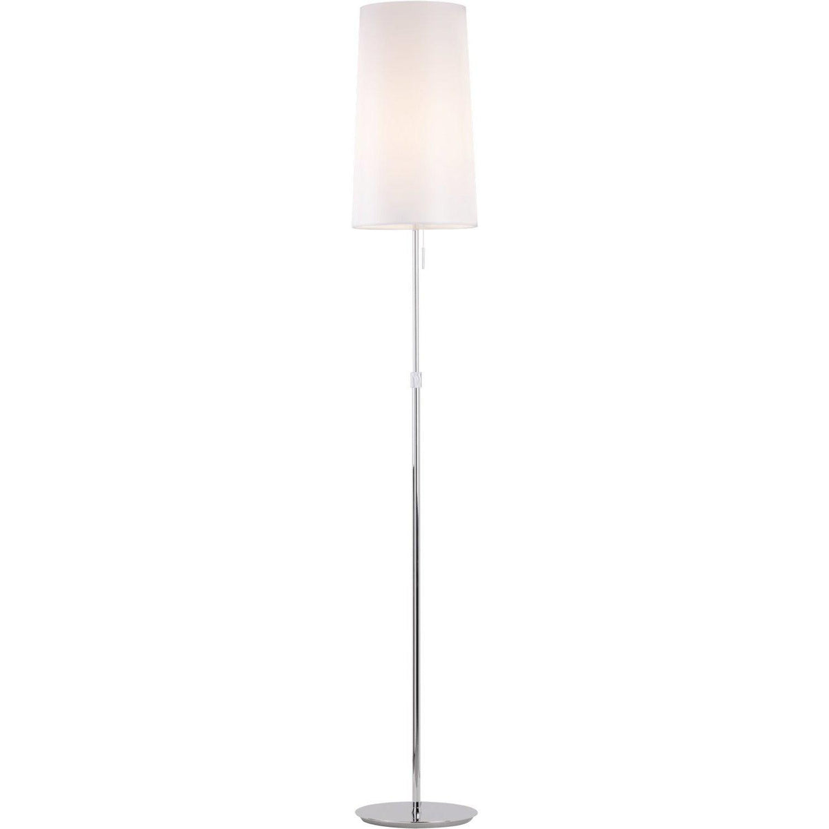 PageOne Lighting - Sleeker Cone Shade LED Floor Lamp - PF050482-CM/WH | Montreal Lighting & Hardware