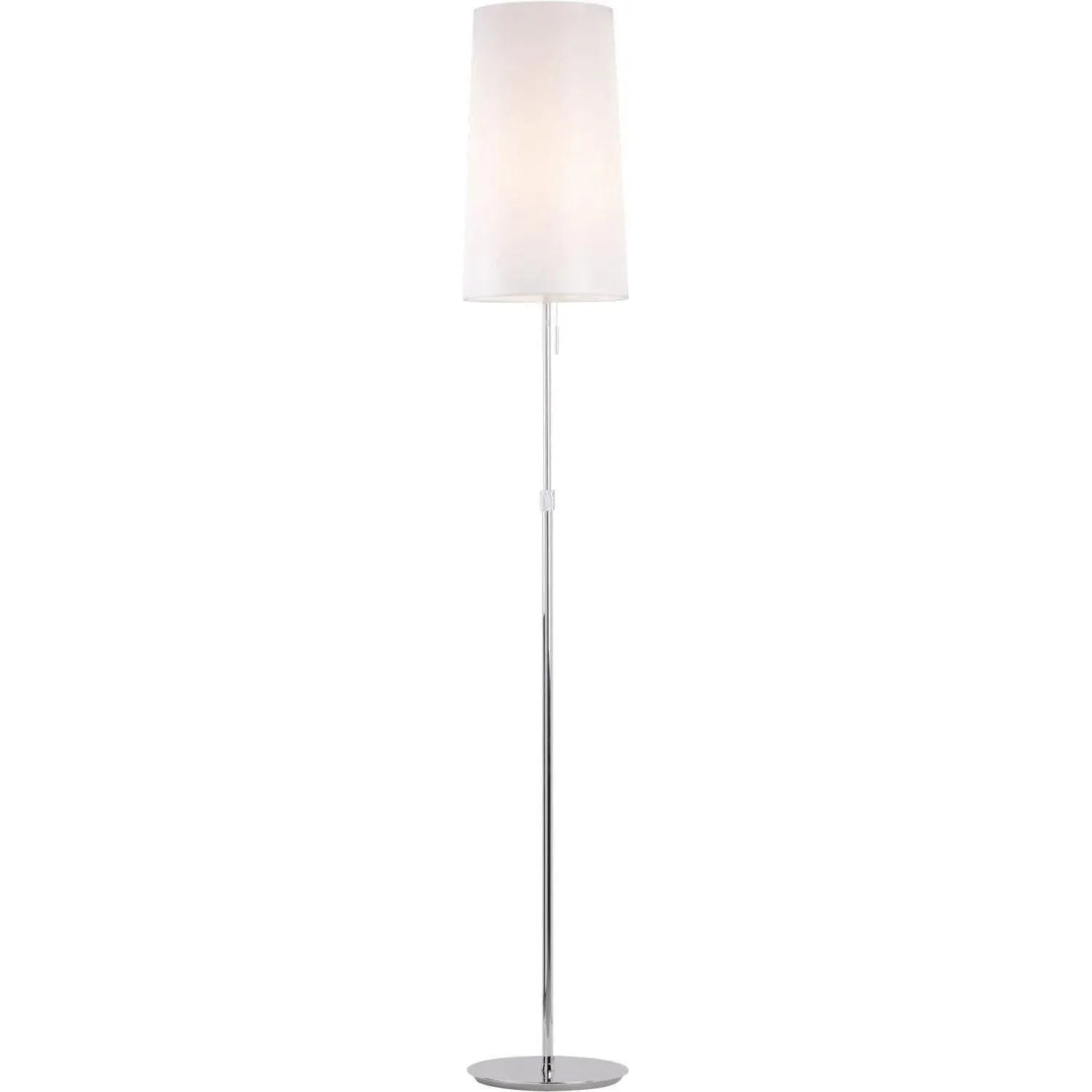 PageOne Lighting - Sleeker Cone Shade LED Floor Lamp - PF050482-CM/WH | Montreal Lighting & Hardware