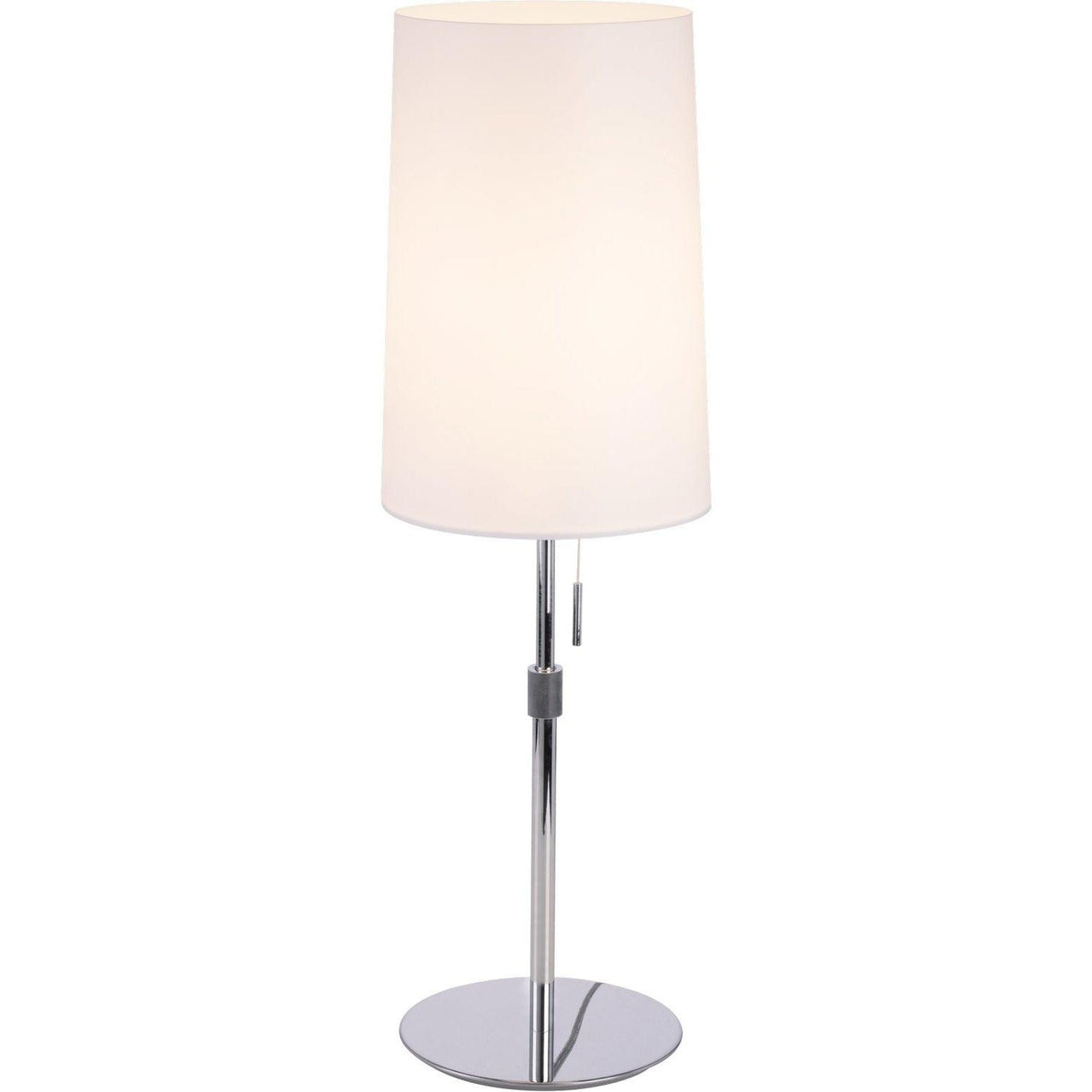 PageOne Lighting - Sleeker Cone Shade LED Table Lamp - PT040741-CM/WH | Montreal Lighting & Hardware