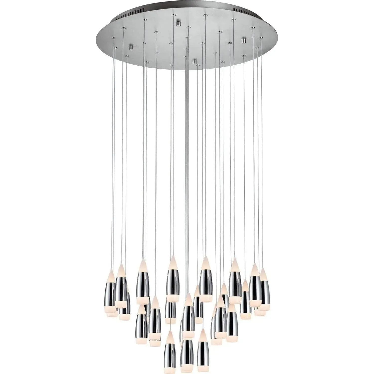 PageOne Lighting - Tear LED Chandelier - PP020097-CM | Montreal Lighting & Hardware