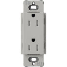 Lutron - Claro & Satin Colors 15A TR Receptacle - SCRS-15-TR-PB | Montreal Lighting & Hardware