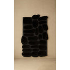 Dounia Home - DH-PEBORGWOO-28-BLK - Pebble Organic Wool Rug - Artisan Carpet - Black