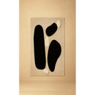 Dounia Home - DH-PEBTRIORG-28-BLU - Pebble Trio Organic Wool Rug - Artisan Carpet - Navy Teal