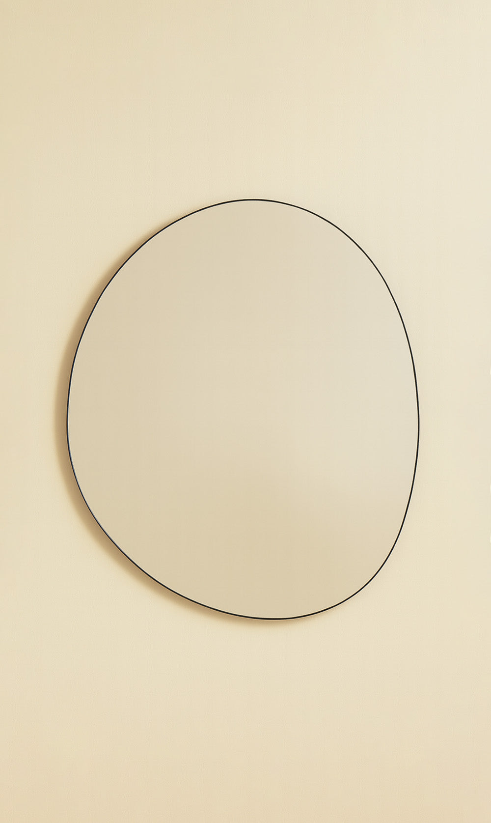 Dounia Home - DH-IZZMIR-SM-MGM - Izza Mirror - Matte Gun Metal