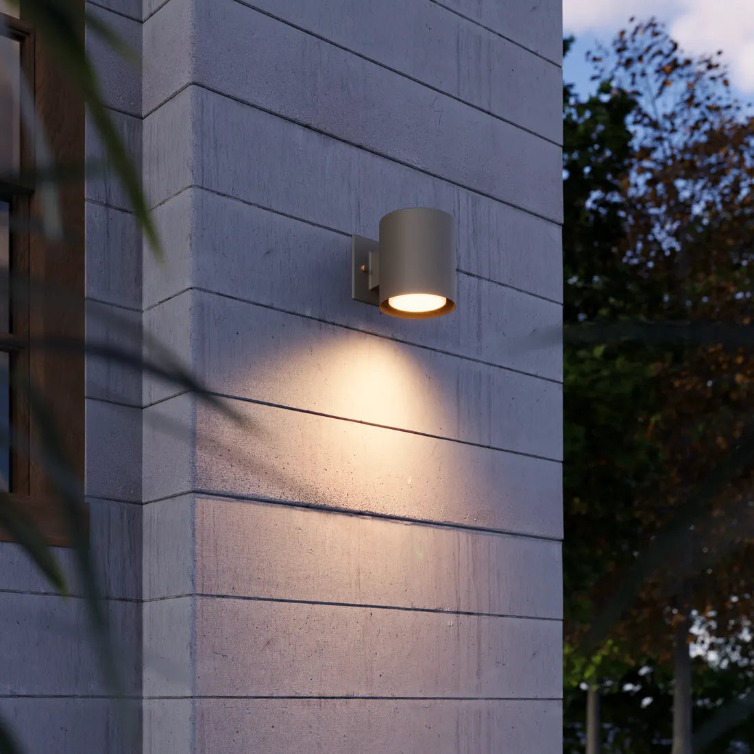 External Sign Downlight Evolution Outdoor Wall Short Downlight Cylinder Light | SNOC - Montreal ...