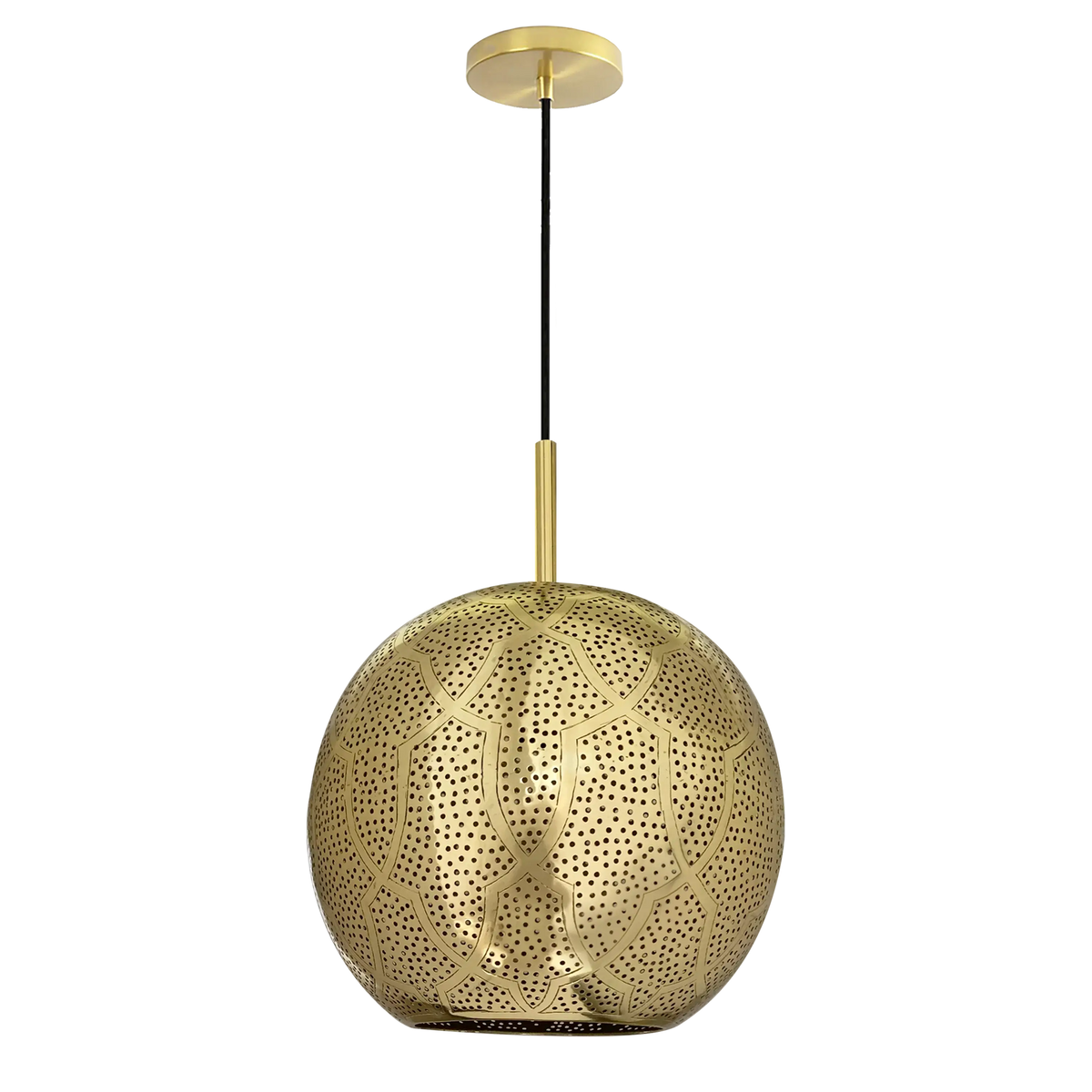 Dounia Home - DH-ARIPENLIG-MD-PC - Aria Pendant Light - Polished Copper