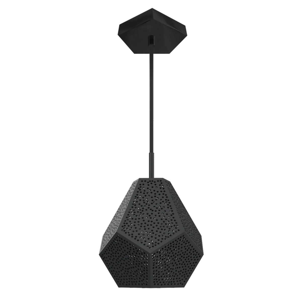 Dounia Home - DH-ALMMULPEN-MD-PC - Almas Multifaceted Pendant Light - Polished Copper