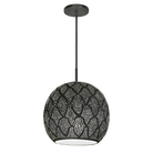 Dounia Home - DH-ARIPENLIG-SM-MGM - Aria Pendant Light - Matte Gun Metal