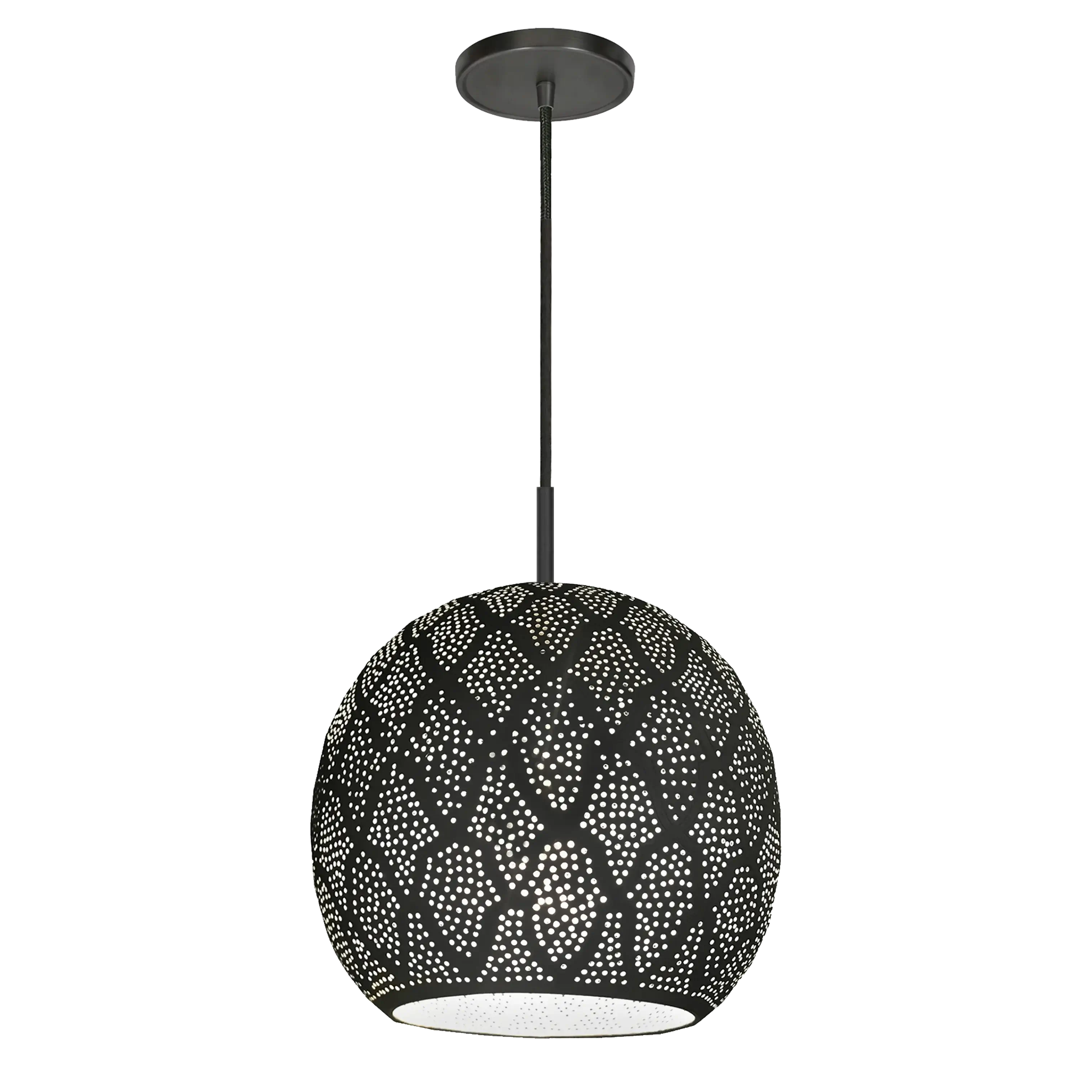 Dounia Home - DH-ARIPENLIG-SM-MGM - Aria Pendant Light - Matte Gun Metal