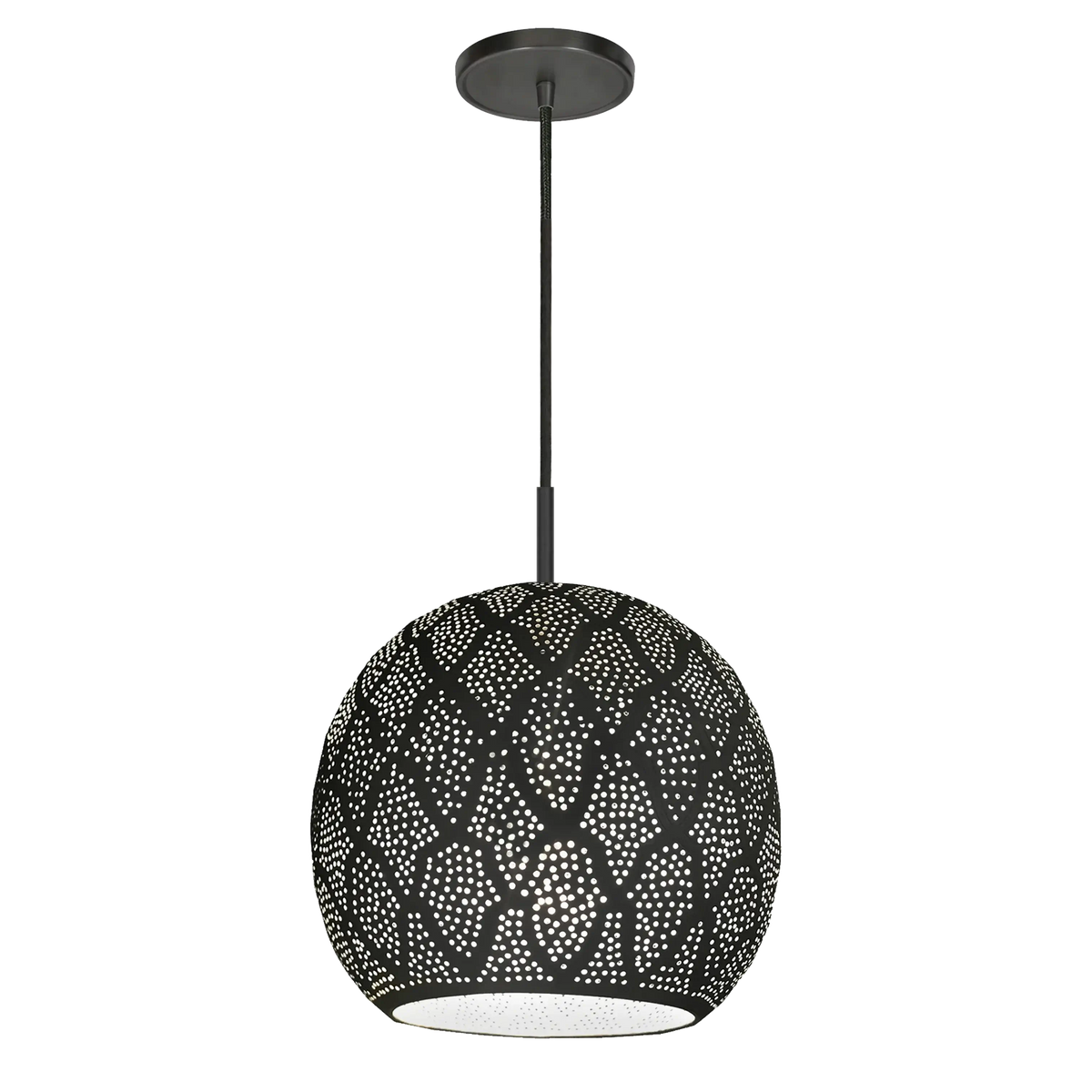 Dounia Home - DH-ARIPENLIG-SM-MGM - Aria Pendant Light - Matte Gun Metal