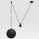 Dounia Home - DH-NURREVCOU-MD-BRS - Nur Reversed counterbalance weight Pendant - Polished Brass