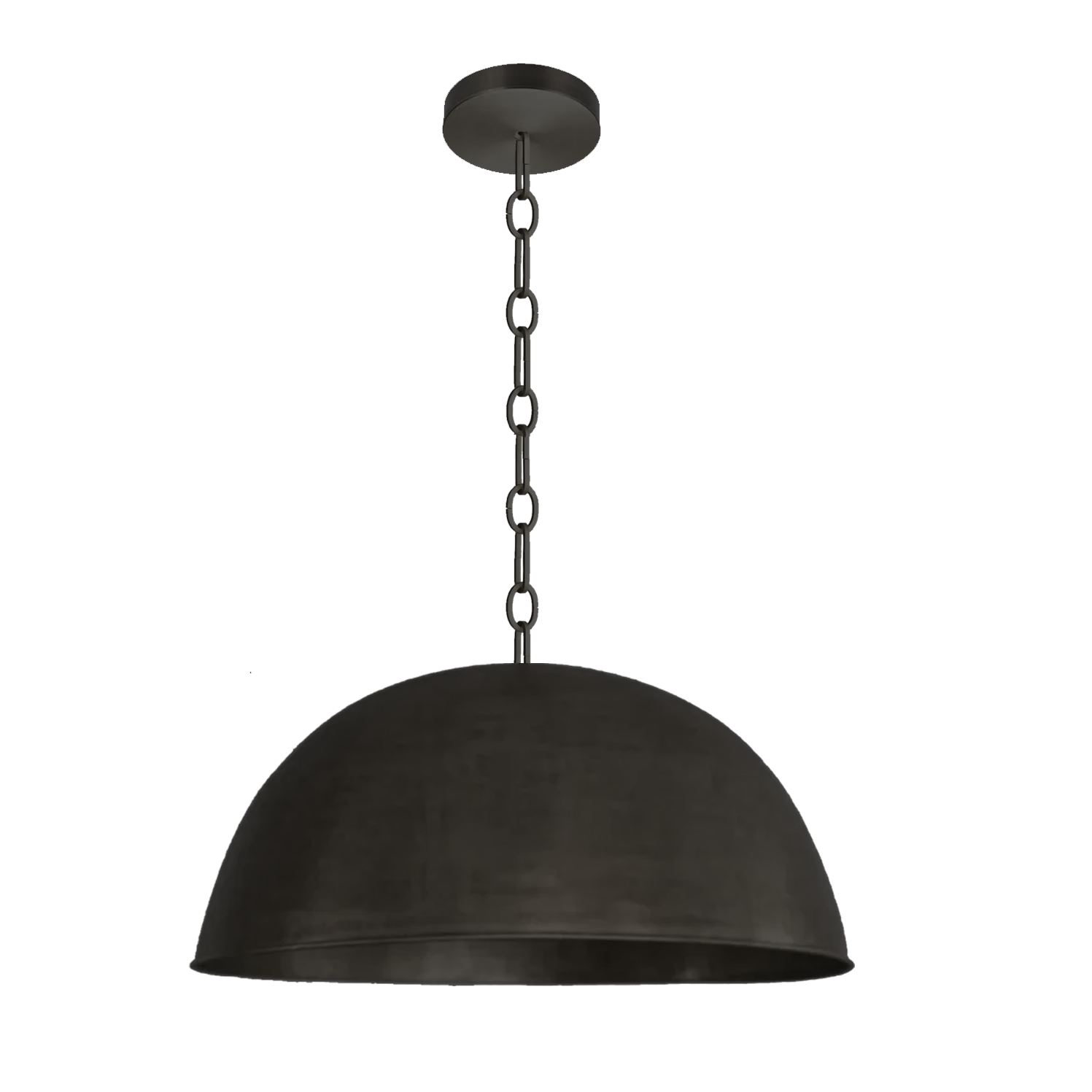 Dounia Home - DH-DOMPENLIG-SM-PC-3FT - Dome Pendant Light - Polished Copper