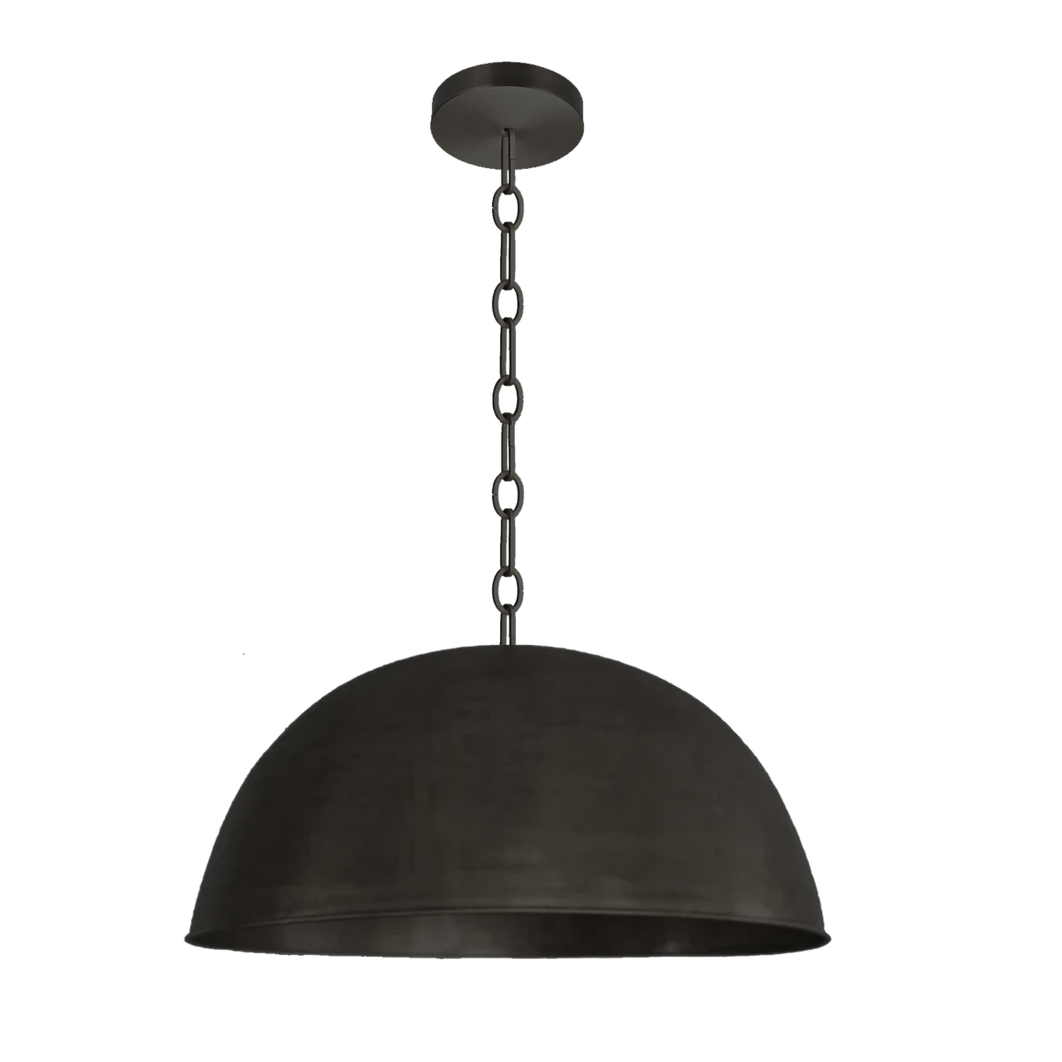 Dounia Home - DH-DOMPENLIG-SM-PC-3FT - Dome Pendant Light - Polished Copper