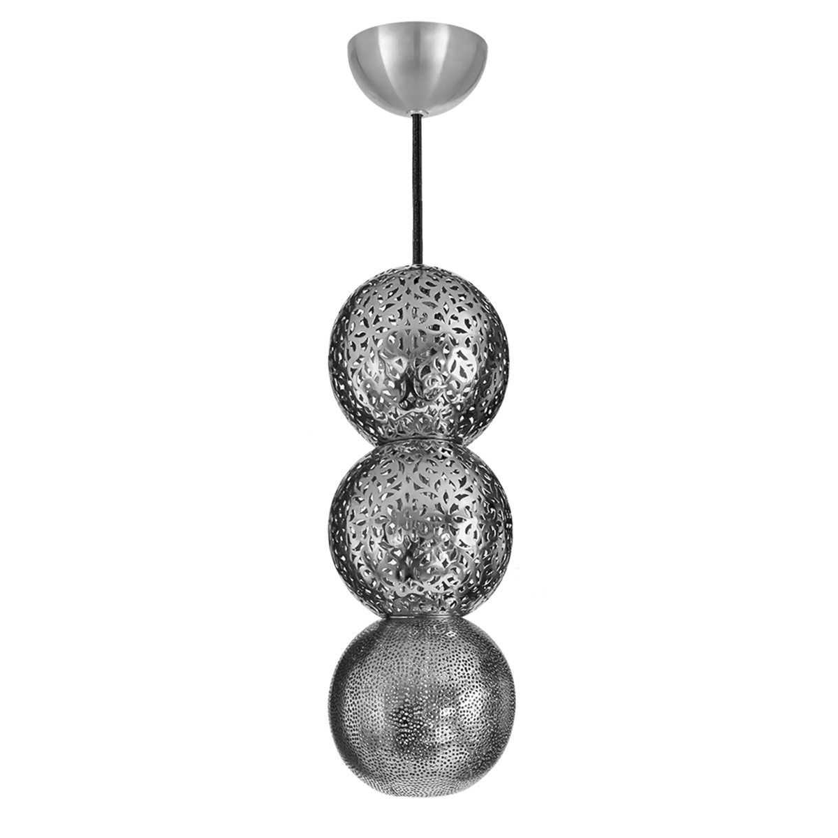 Dounia Home - DH-RIAPENLIG-MD-BRS - Riad Pendant Light - Polished Brass