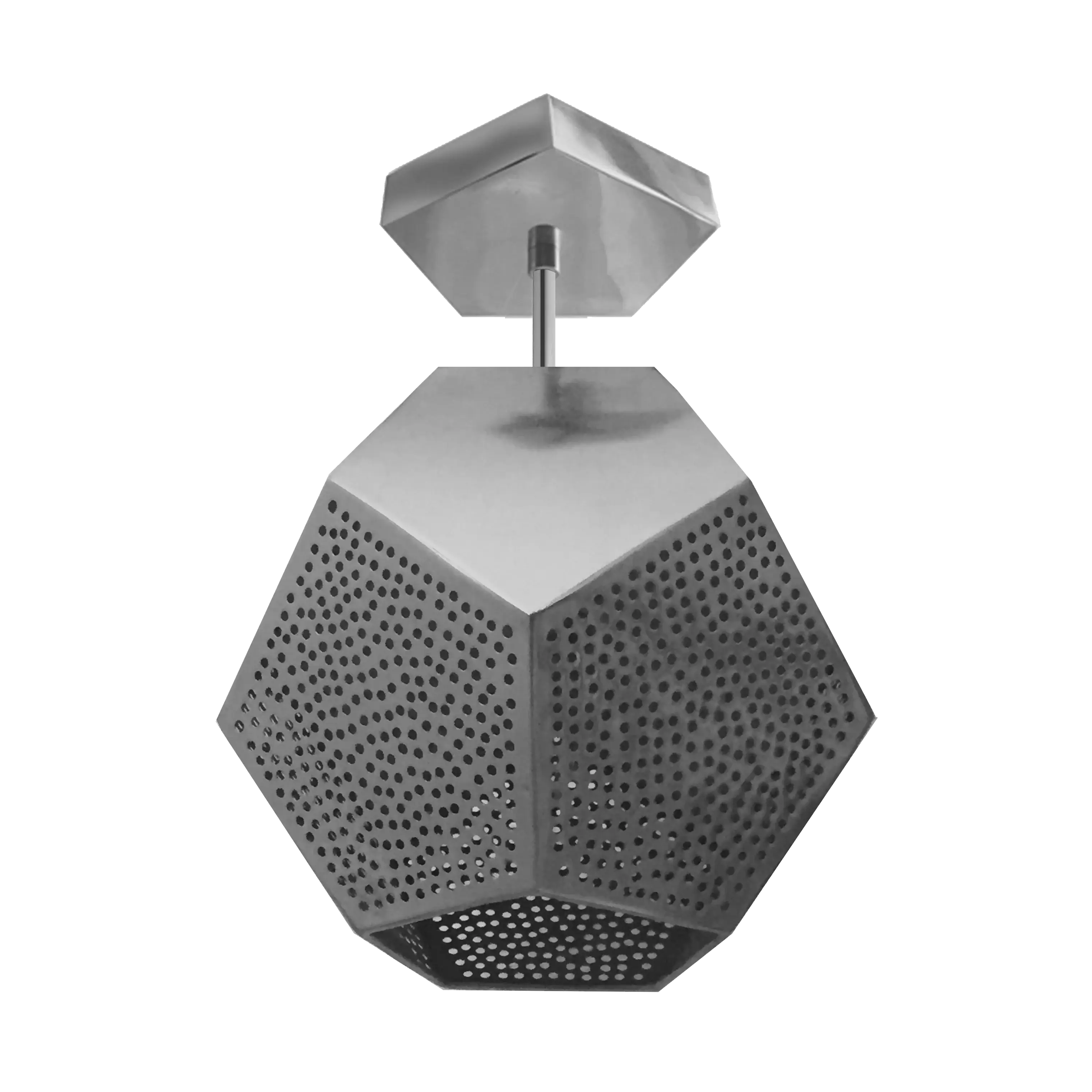 Dounia Home - DH-ULASEMFLU-MD-BRS - Ula Semi-Flush Mount Light - Polished Brass
