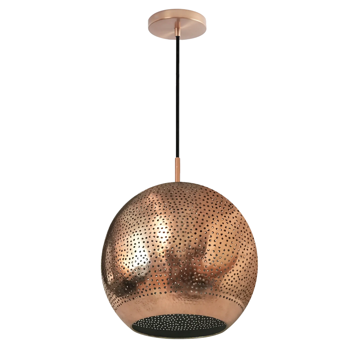 Dounia Home - DH-SHAPENLIG-SM-AB - Shams Pendant Light - Antique Brass