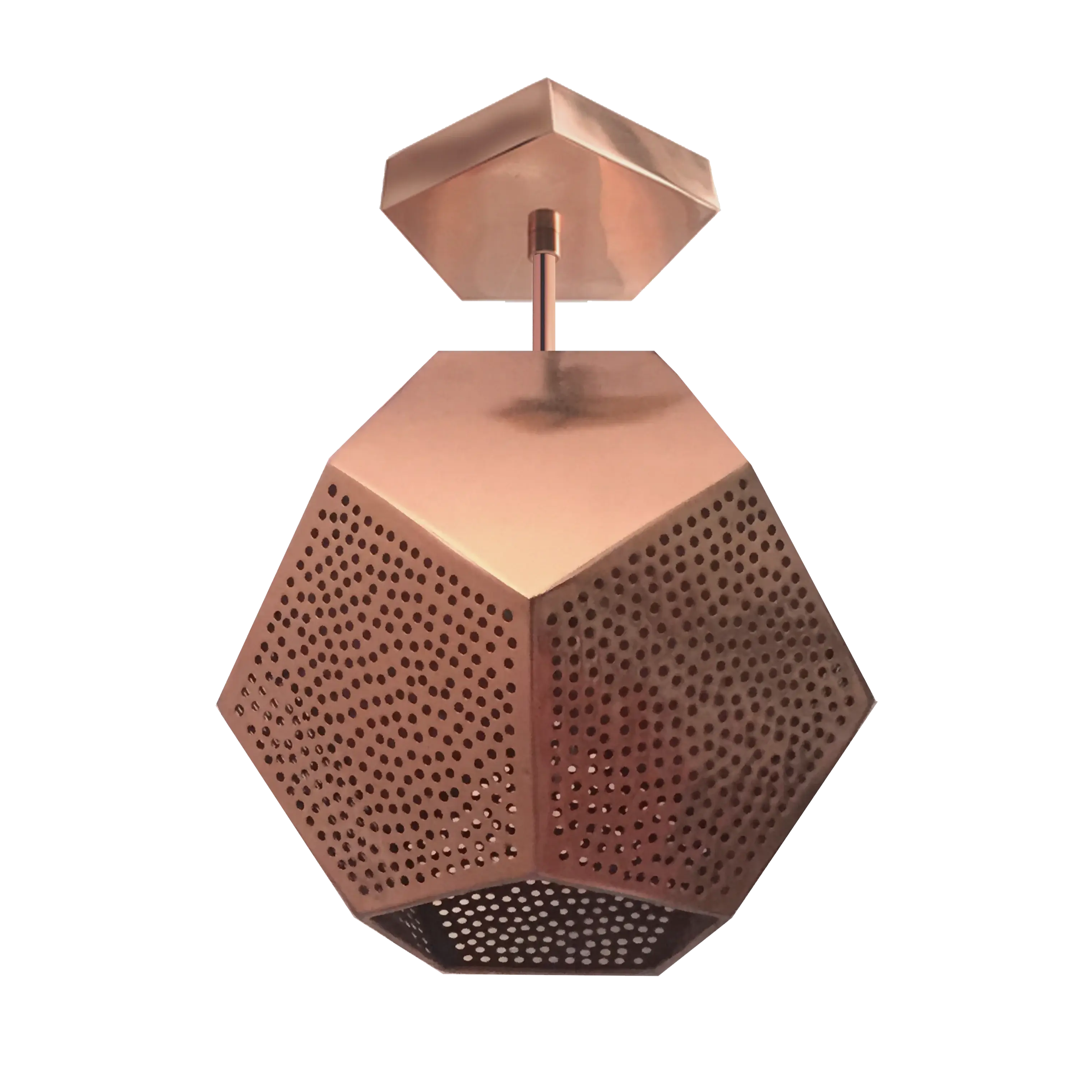 Dounia Home - DH-ULASEMFLU-SM-MGM - Ula Semi-Flush Mount Light - Matte Gun Metal