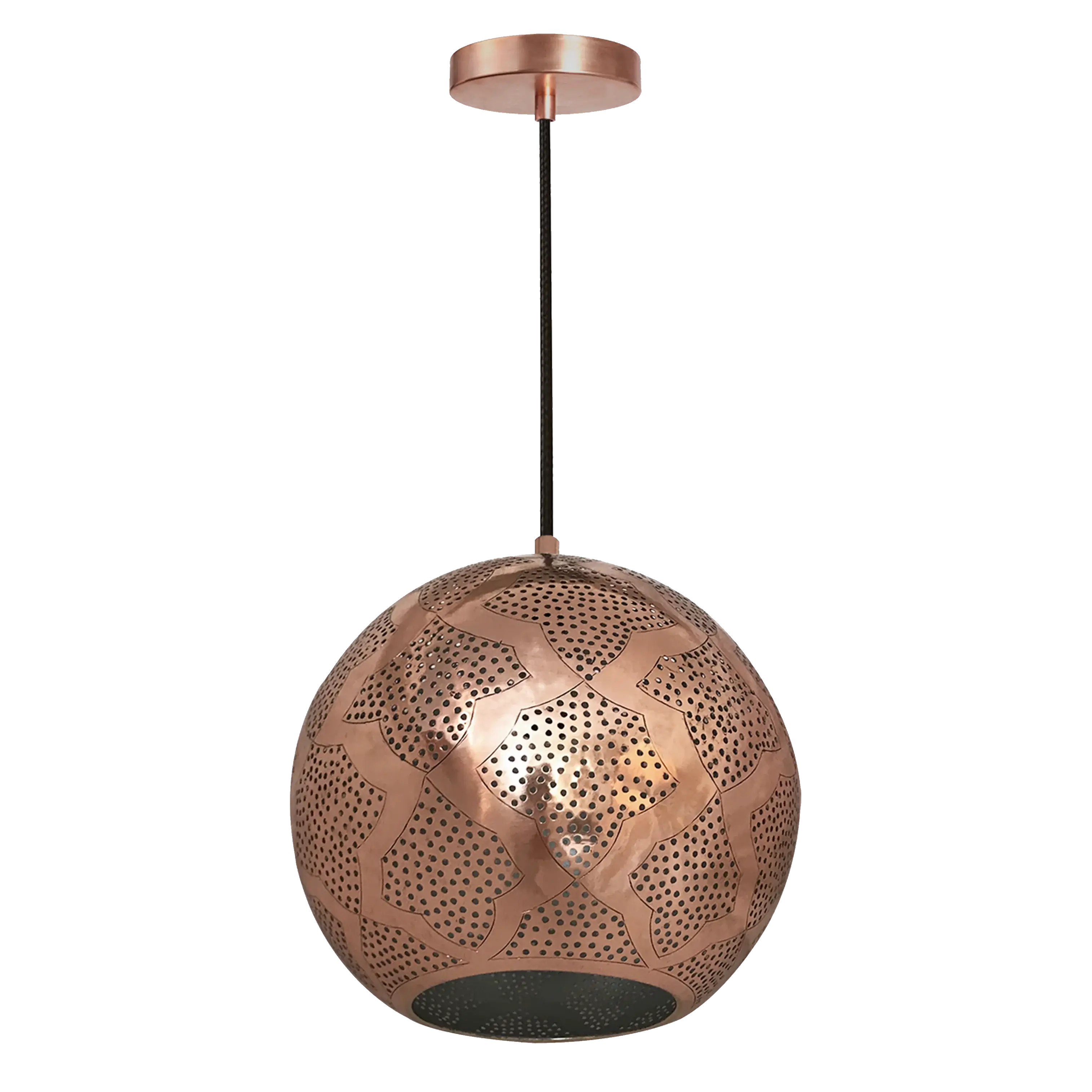 Dounia Home - DH-WARPENLIG-SM-NIK - Warda Pendant Light - Brushed Nickel Silver