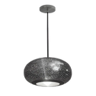 Dounia Home - DH-LILSAUPEN-SM-AB - Lila Saucer Pendant Light - Antique Brass