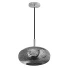 Dounia Home - DH-LILSAUPEN-MD-MGM - Lila Saucer Pendant Light - Matte Gun Metal