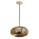 Dounia Home - DH-LILSAUPEN-SM-PC - Lila Saucer Pendant Light - Polished Copper