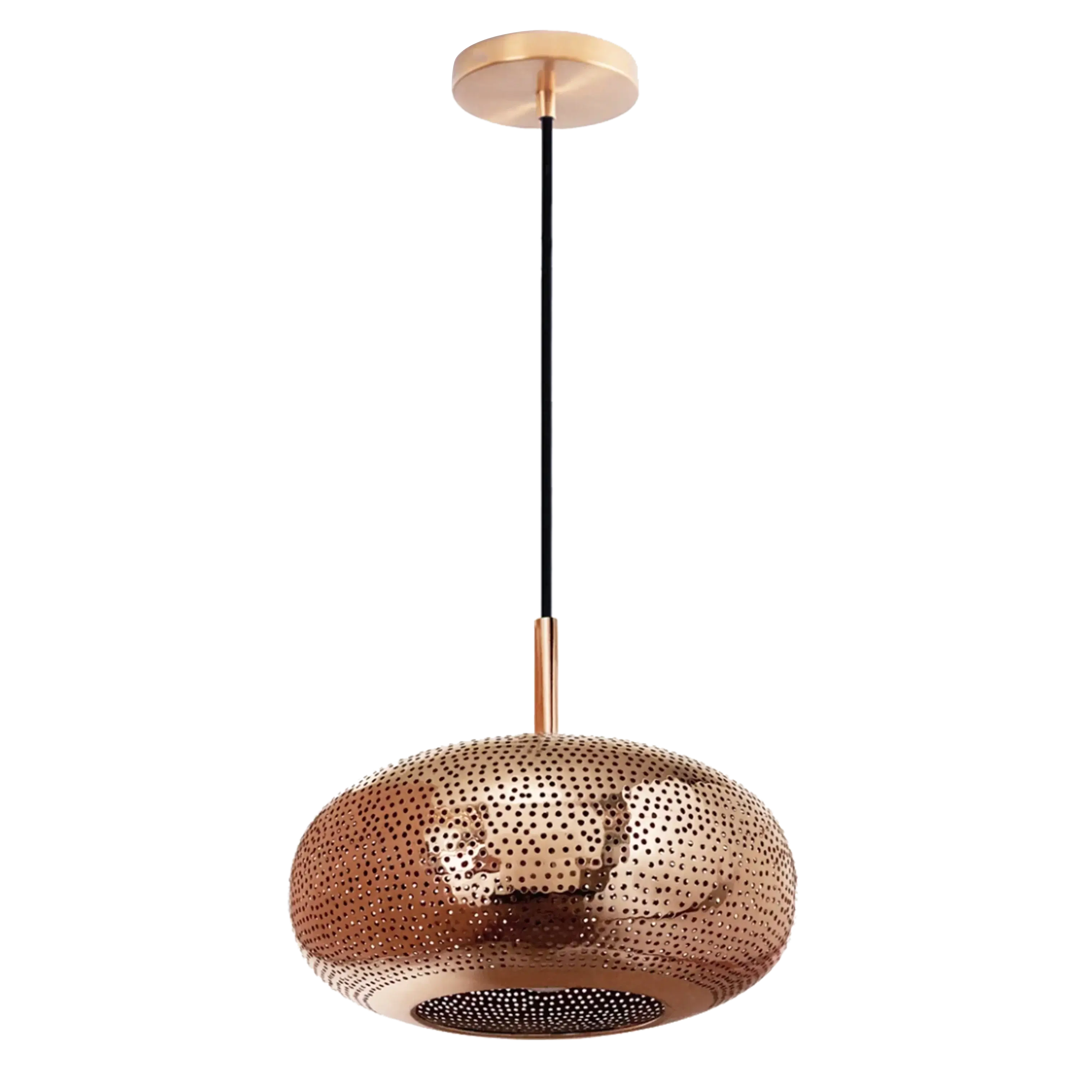 Dounia Home - DH-LILSAUPEN-SM-NIK - Lila Saucer Pendant Light - Brushed Nickel Silver