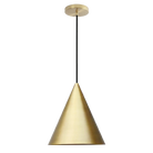 Dounia Home - DH-KOBCONSHA-MD-MGM - Koba Cone-Shaped Pendant Light - Matte Gun Metal