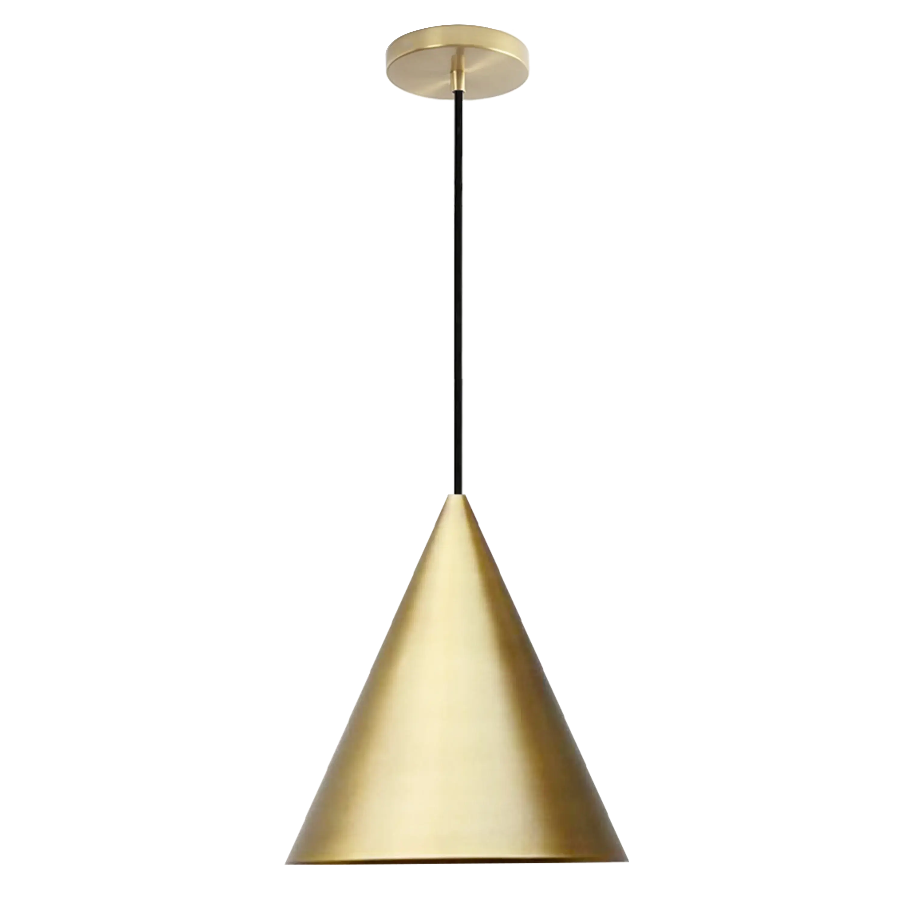 Dounia Home - DH-KOBCONSHA-MD-MGM - Koba Cone-Shaped Pendant Light - Matte Gun Metal