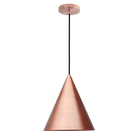Dounia Home - DH-KOBCONSHA-MD-PC - Koba Cone-Shaped Pendant Light - Polished Copper