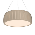 Accord Lighting 1112LED.48 Barrel Accord Suspension dans un cappuccino bio