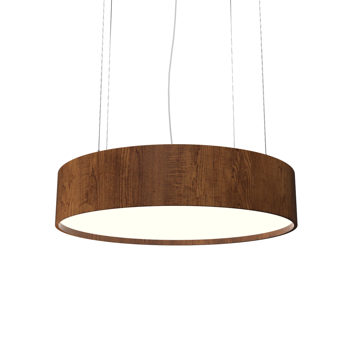 Accord Lighting 1038LED.06 Cylindrical Accord Pendant in Imbuia