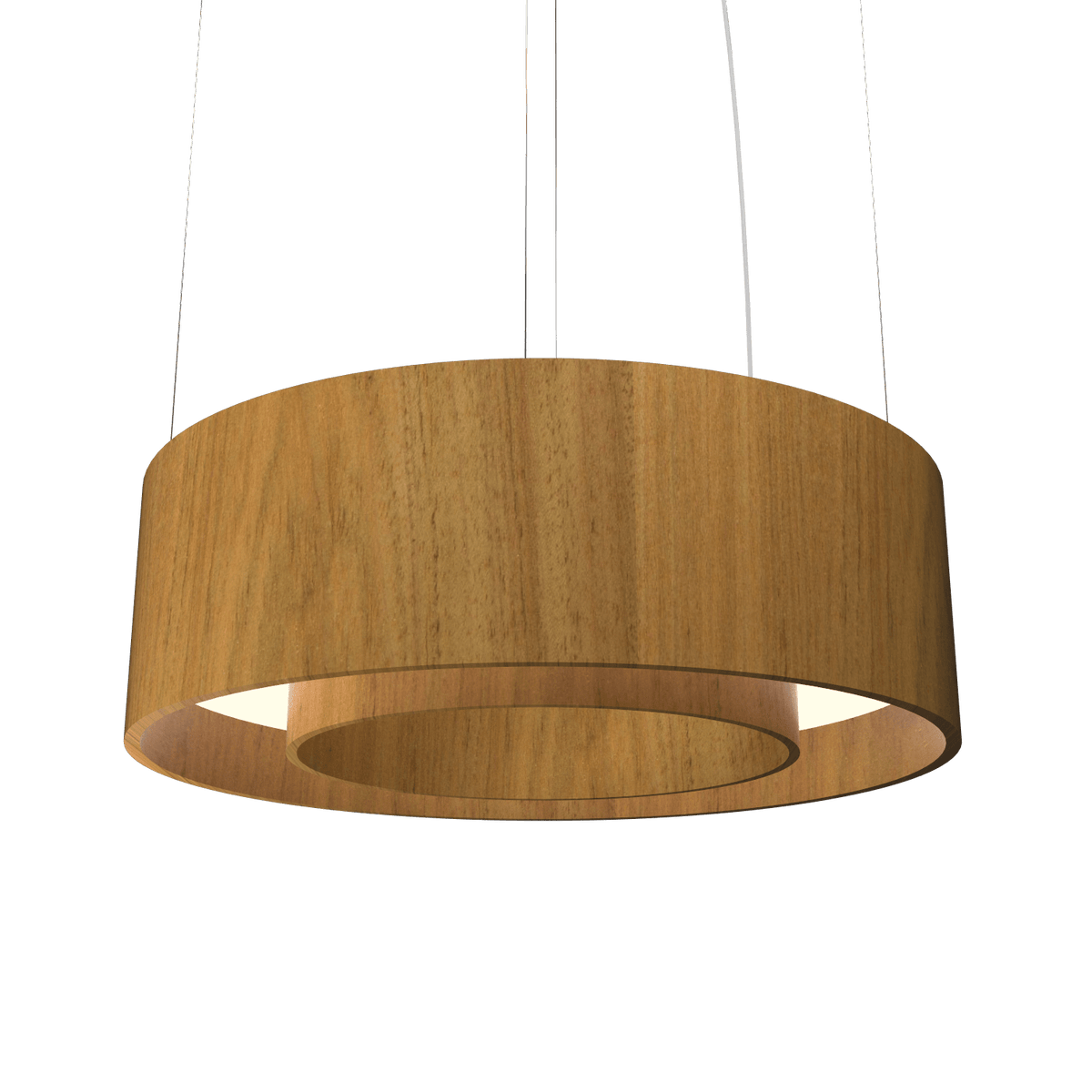 Accord Lighting 215LED.09 Cylindrical Accord Pendant in Louro Freijo