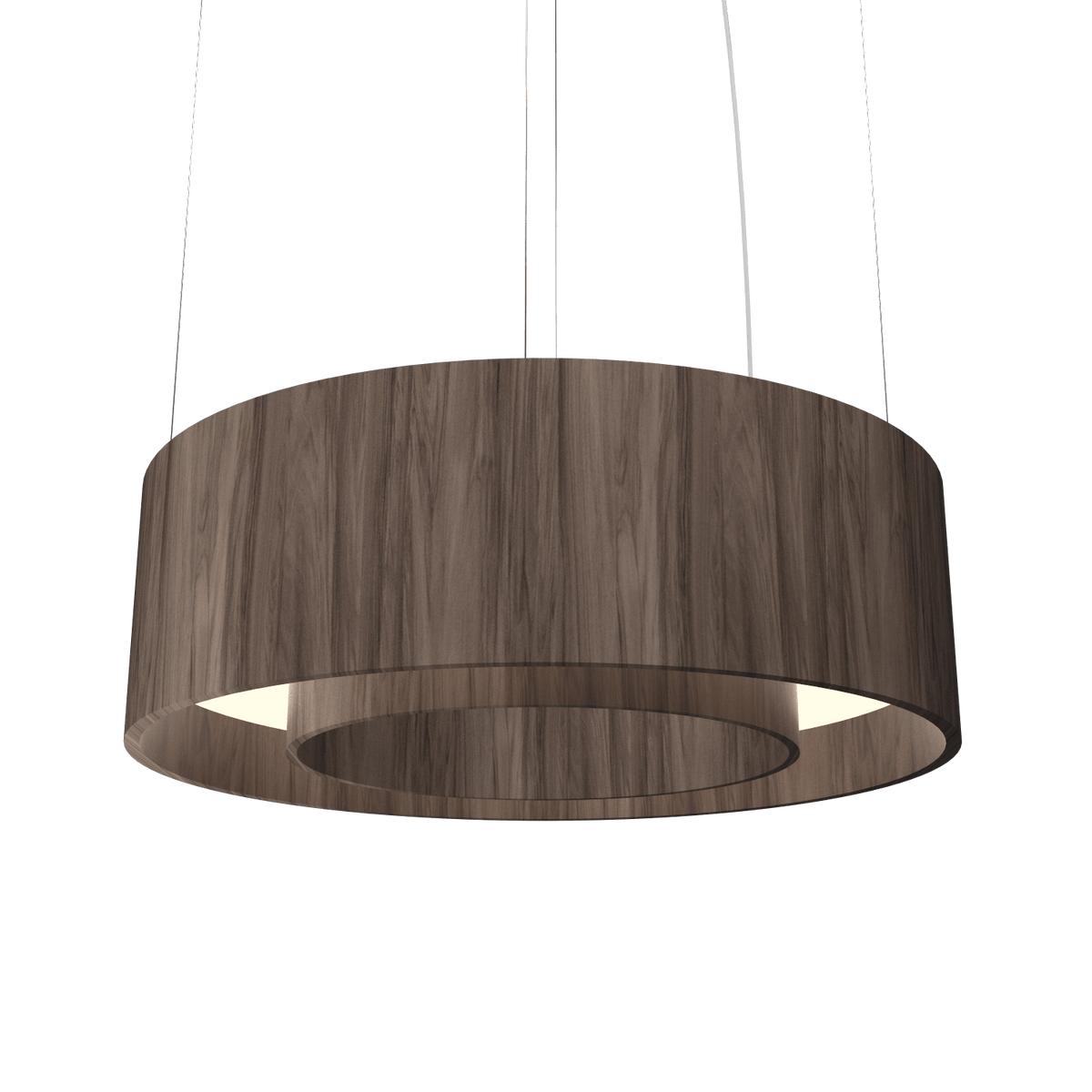 Accord Lighting 215LED.18 Cylindrical Accord Pendant in American Walnut