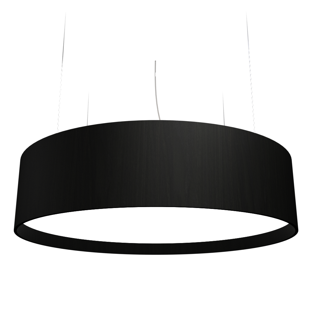 Accord Lighting 207LED.44 Cylindrical Accord Pendant in Charcoal