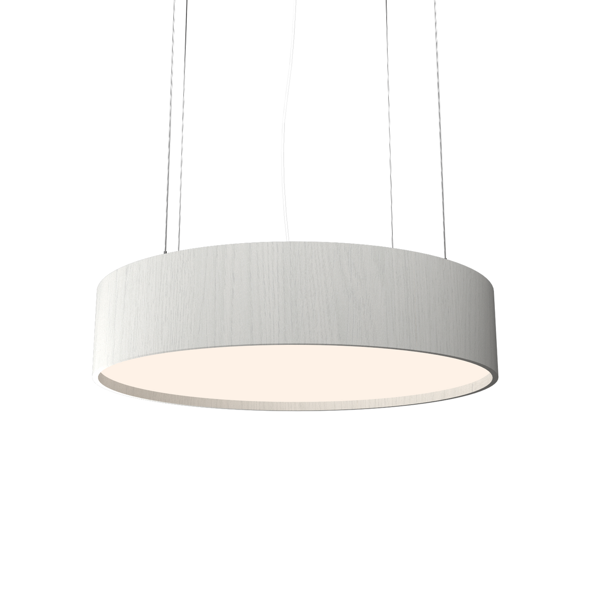 Accord Lighting 1038LED.47 Cylindrical Accord Pendant in Organic White