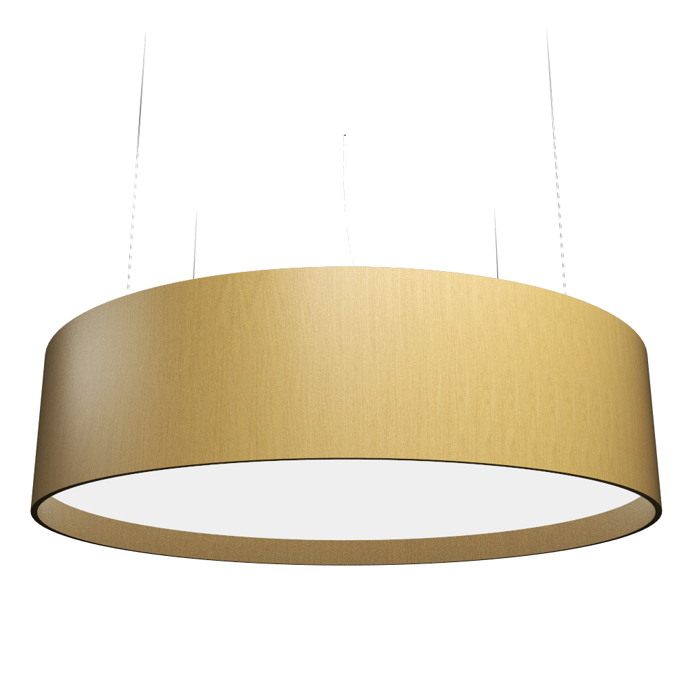 Accord Lighting 207LED.49 Cylindrical Accord Pendant in Organic Gold